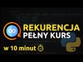 Rekurencja w 10 minut - Pełny kurs (Python, Memoizacja, Fibonacci) 🔄