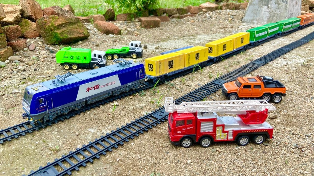 Удивительный радиоуправляемый электровоз – Миниатюрный поезд для испытаний на подъём в гору – Fenfa