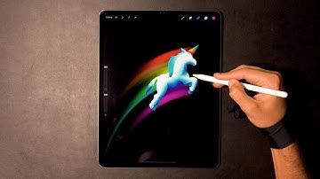 Drawing a Unicorn with Procreate 🦄