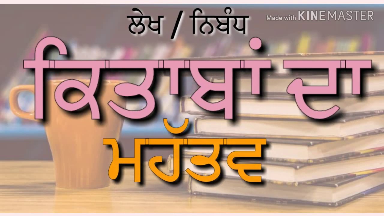 essay on my favourite book in punjabi