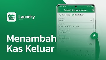 Laundry by Ketoko | Cara Input Kas Keluar