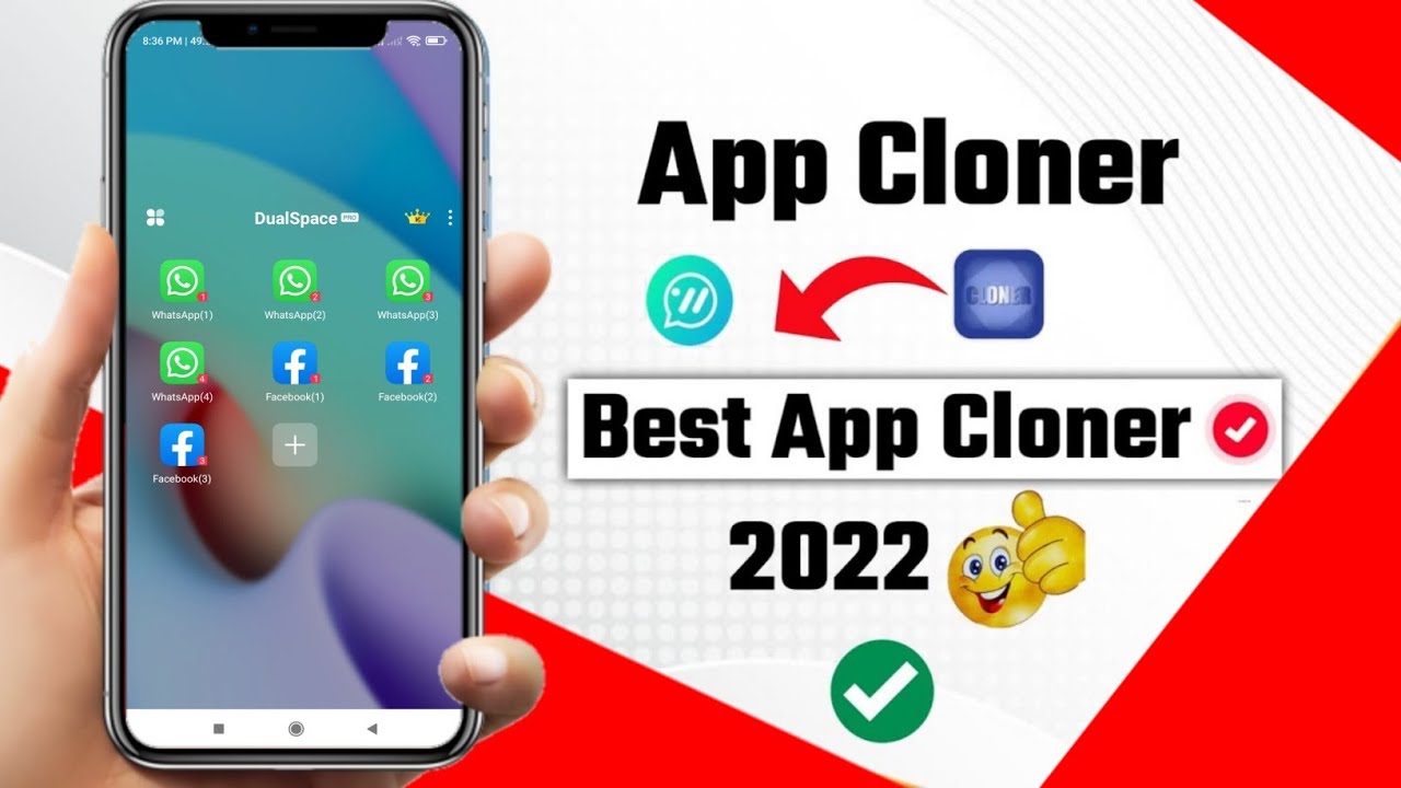 Best App Cloner 2022 || How To Clone App 🔥 || Unlimite Clone App One ...