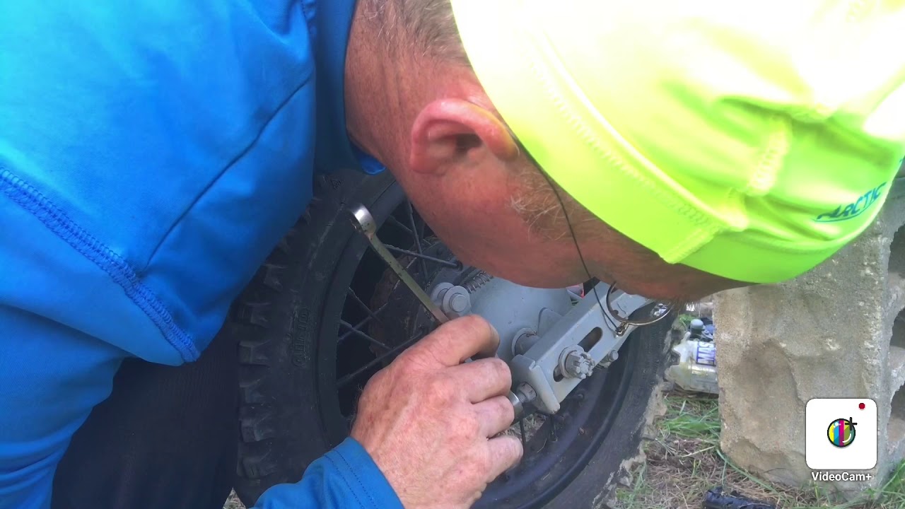 110cc Chinese Taotao kazuma pit bike treatment back break and