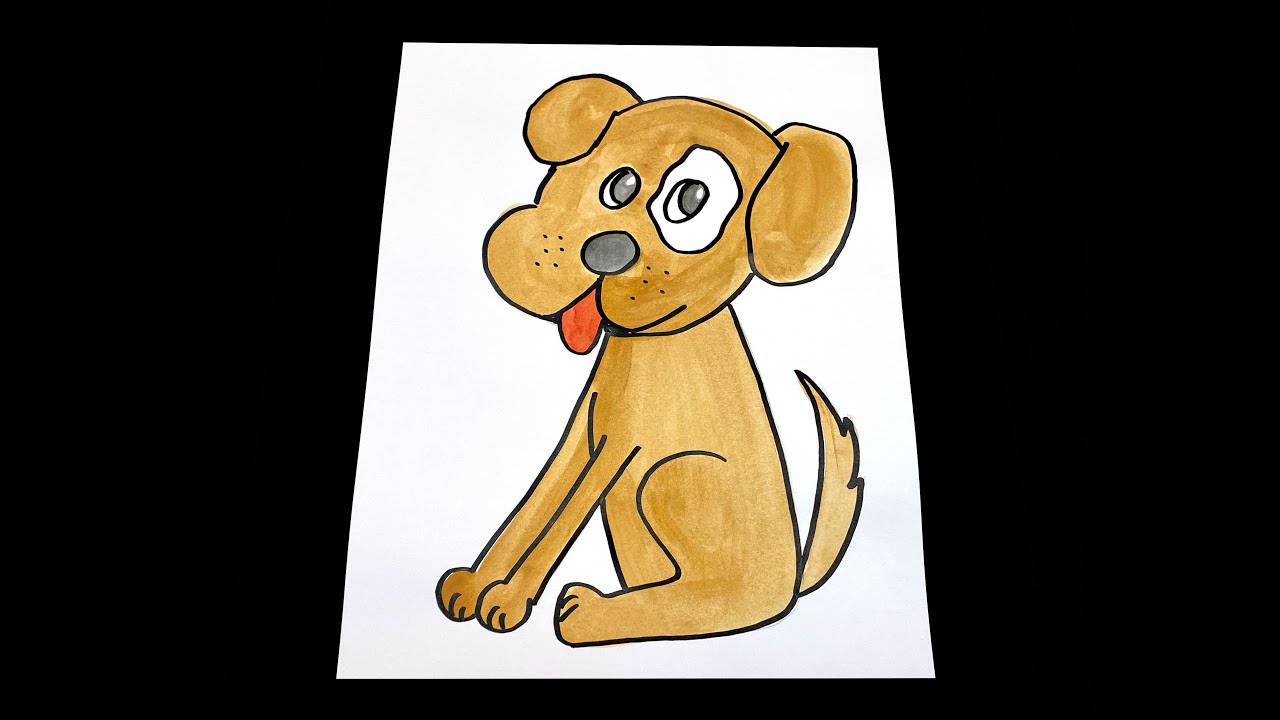 How Do We Draw A Dog For Kids How Do We Draw A Dog For Kids