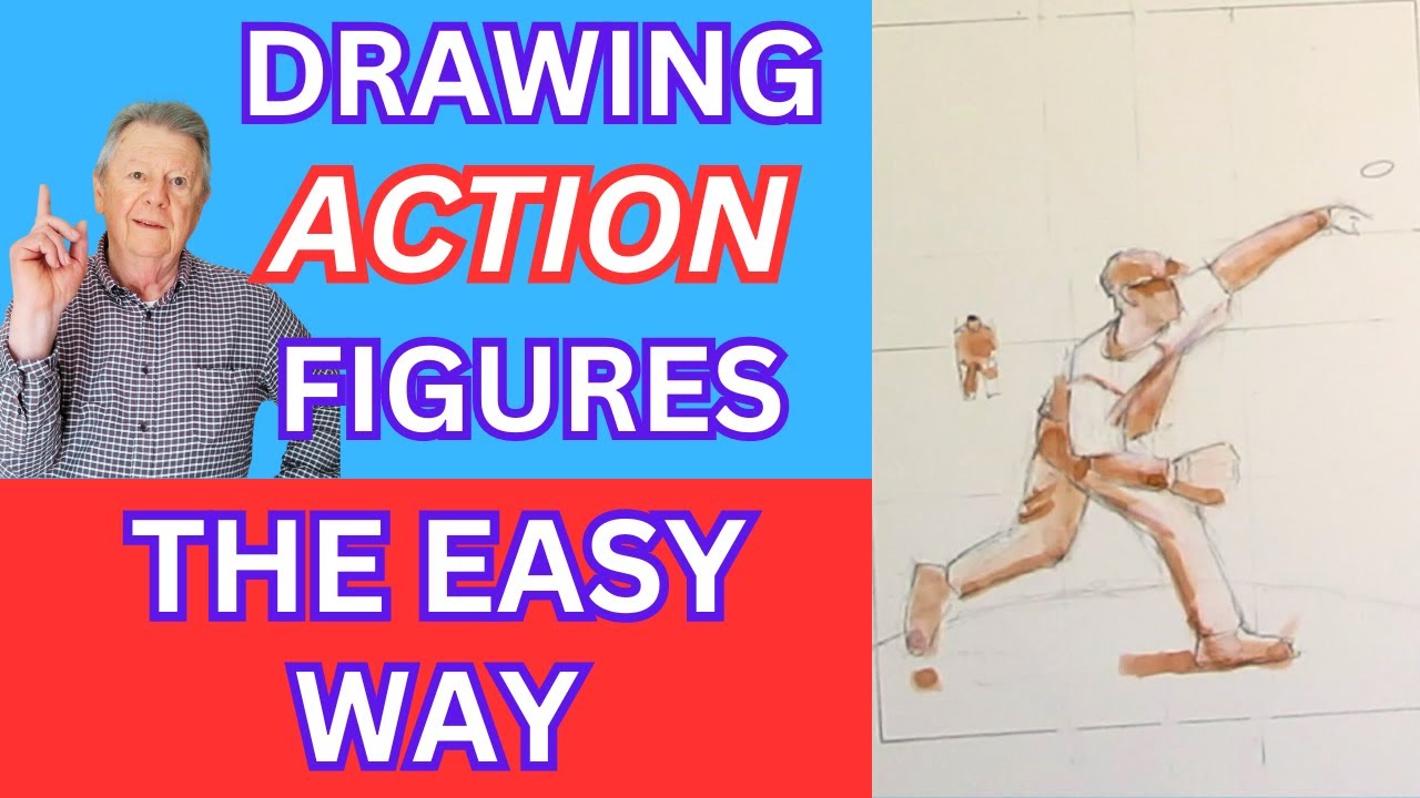 Drawing Action Figures The Easy Way - YouTube