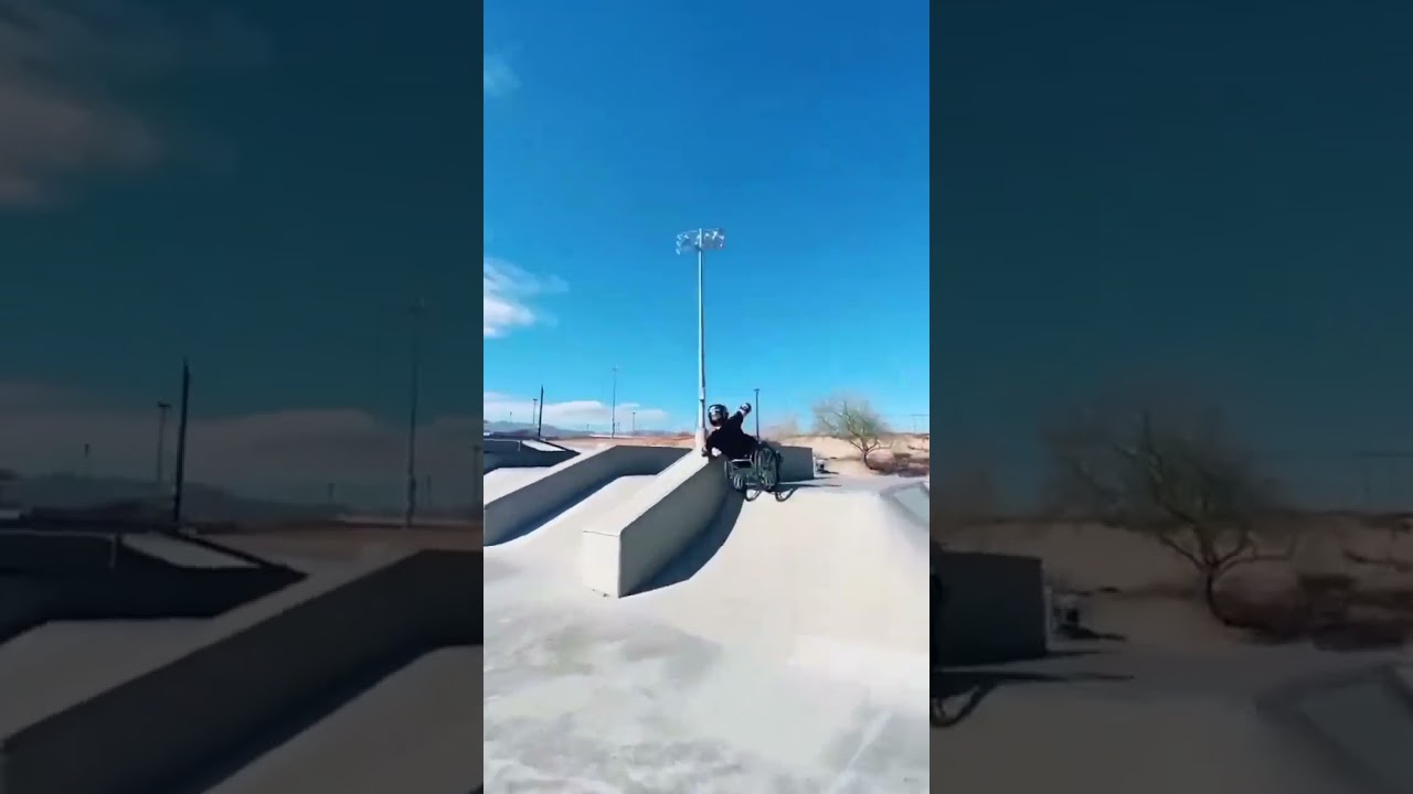 wheelchair stunt 