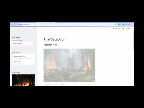 Real-Time Forest Fire Detection and Alert System with YOLOV7 | Python Projects