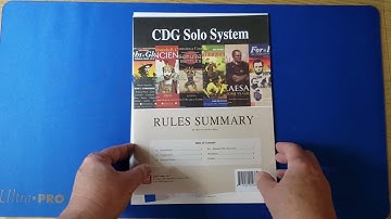 CDG Solo System GMT Printed Edition & Comparison to PnP