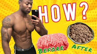 BODYBUILDING MEALS: HOW TO PREP, COOK, & PACKAGE SWEET TASTING GROUND BEEF (MUSCLE BUILDING FOODS)