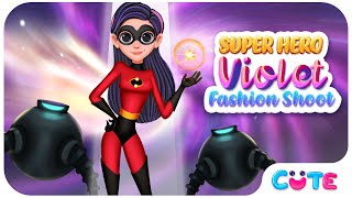 Superhero Violet Fashion Shoot - Princess Fashion Dress Up Games screenshot 4