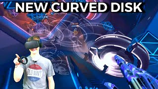 New CURVED Disk! ECHO VR UPDATE! (Echo arena Oculus)