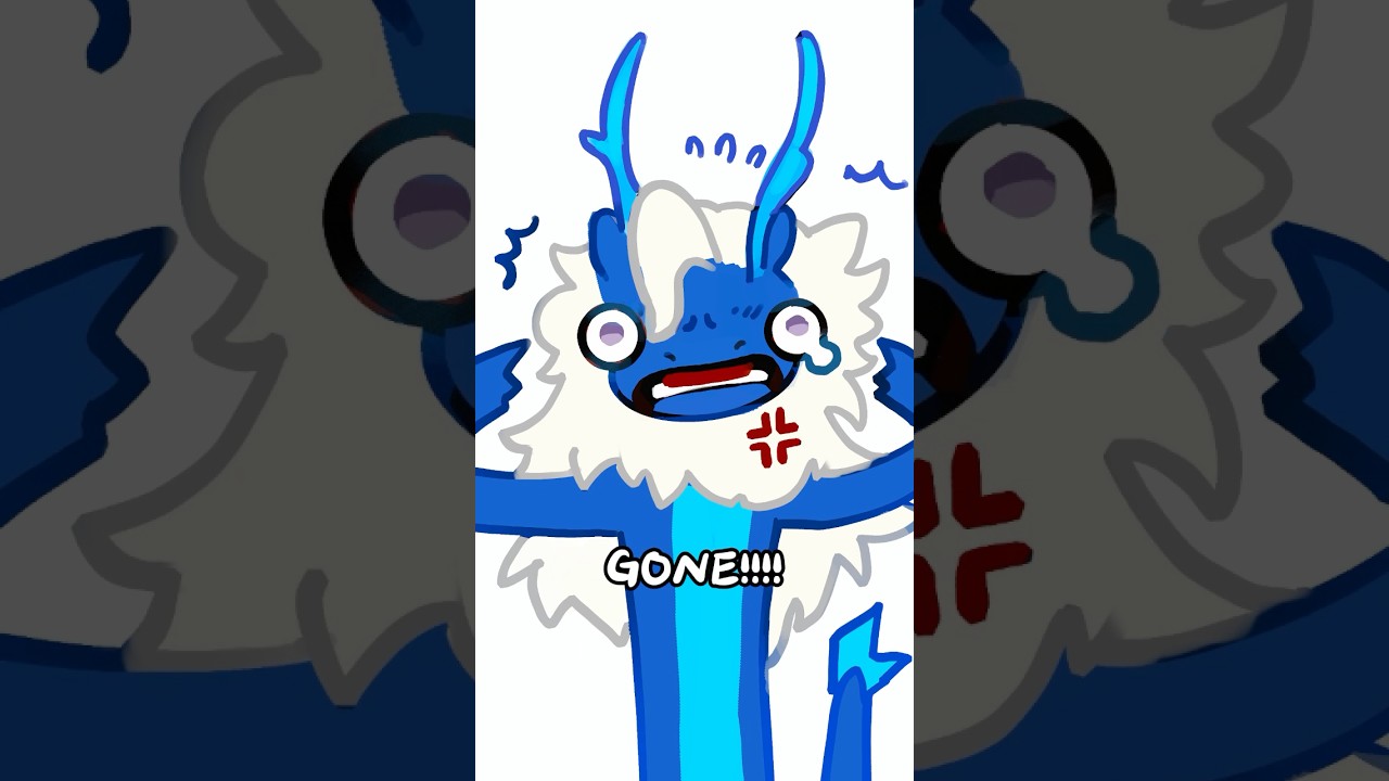 Hydro dragon's eyebrows are gone 