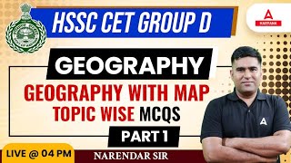 Haryana CET Group D Classes | Indian Geography Class – 1 | MCQs | Previous Year Questions