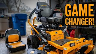 Mandatory Suspension Seat installed on Cub Cadet Z2 54