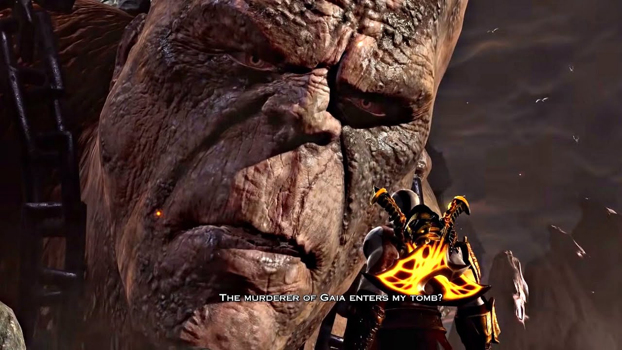 God Of War 3 Ps4 Cronos Titan Boss Fight 1080p 60fps Father Of
