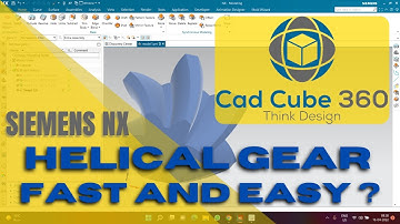 ⚙️ HELICAL GEAR ⚙️ | FAST AND EASY? | ADVANCE | SIEMENS NX | LATEST | ENGLISH