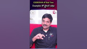 CODEGNAN లో Real-Time Examples తో Practical Training! | #codegnan #CodingTraining #realtimeprojects