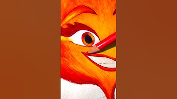 Drawing Ember from Disney movie Elemental🔥 #shorts