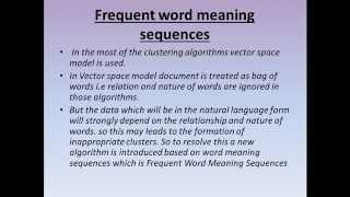text clustering based on frequency of words Wealth