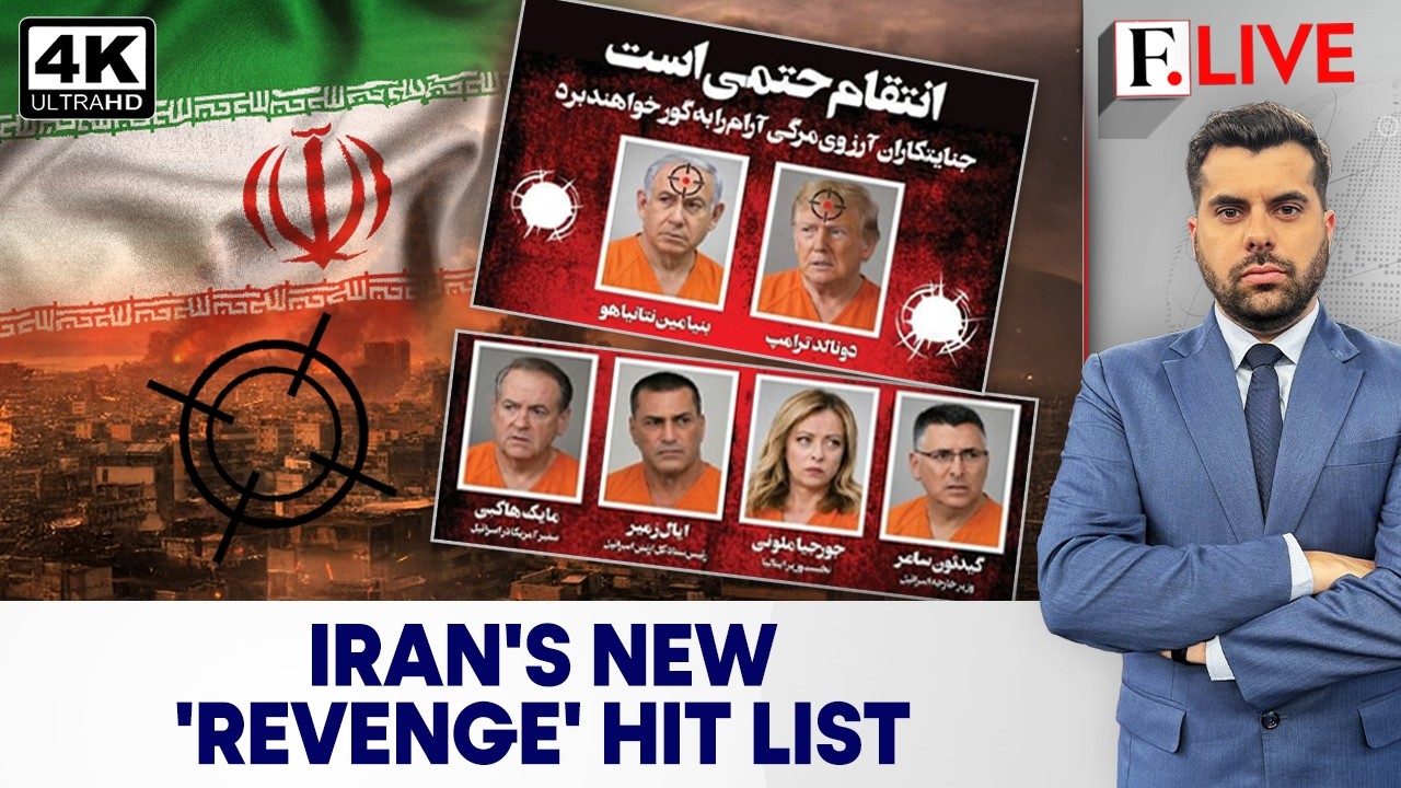 Trump, Netanyahu, Meloni Depicted As Targets In Iranian Newspaper | Firstpost Live | 4K thumbnail