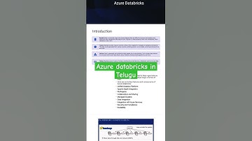 1.Azure databricks in telugu|#azuredatabricks #pyspark #azuredataengineer #shorts #short #azure