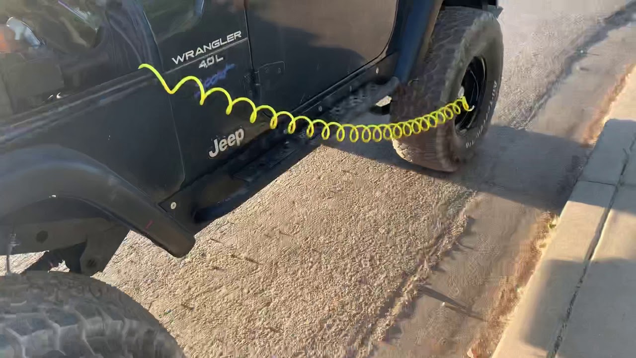 Jeep TJ wrangler $60 Onboard air compressor PART 3 - YouTube