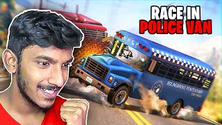 *IMPOSSIBLE* Prison Van Stunt Race - GTA5 Tamil - (GTA 5 Funny Moments) Sharp Tamil Gaming screenshot 5