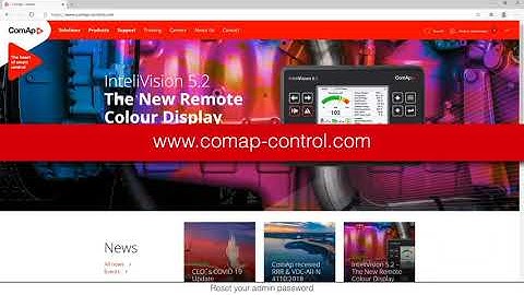 Resetting Admin Password in ComAp InteliGen/InteliSys/InteliMains NT controllers