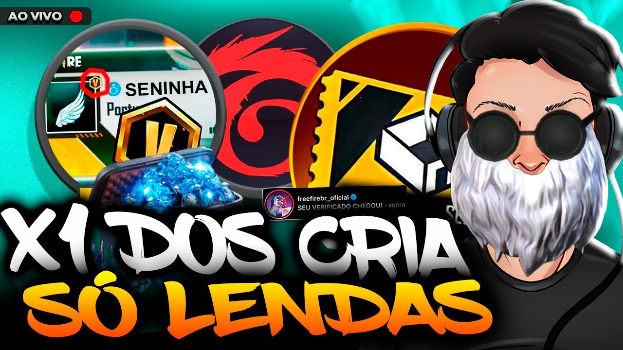 🔥 X1 DOS CRIA AO VIVO 🔥 FREE FIRE AO VIVO 🔥 SALA PREMIADA 🔥 6V6 AO VIVO🔥  