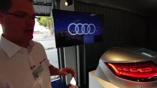 Audi Matrix OLED tail-lights - detail look