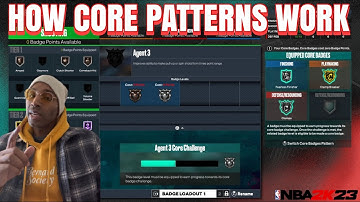 NBA 2K23 - How Core Badge Patterns Work!? #nba2kcommunity #nba2k #myplayer #nba2k23