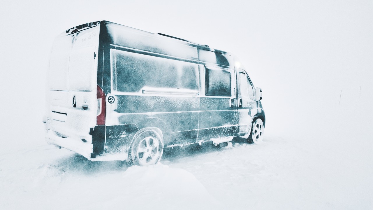 SURVIVING The HARDEST BLIZZARD of my LIFE: STRANDED Alone in EXTREME SNOW STORM Winter Van Camping