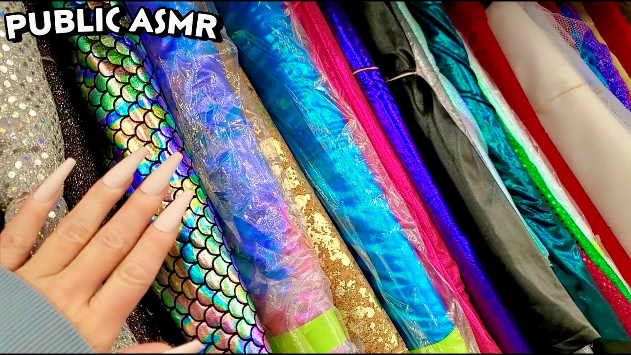 PUBLIC ASMR🥳TAPPING + SCRATCHING, FABRICS, COOKWARE TAPPING & ALL THE OTHER TINGLY STUFF