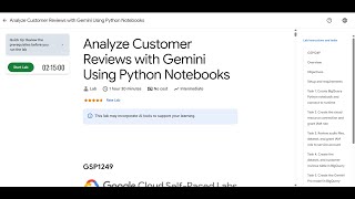 Analyze Customer Reviews with Gemini Using Python Notebooks | Lab solution #arcade2025