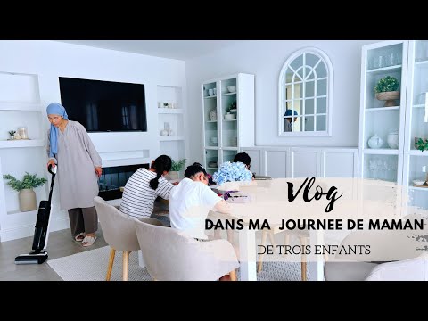 Vlog ~ 1 journée dans ma vie de maman : courses/ménage / goûter à la marocaine 🇲🇦 / dîner express
