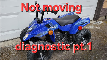 Rosso model T , R not moving diagnostic ( part 1,  throttle is NOT clicking)