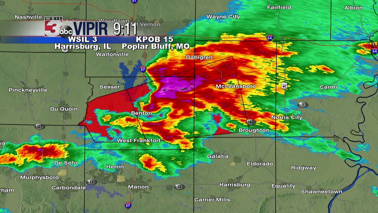 WSIL 2 28 2017 TORNADO COVERAGE YouTube