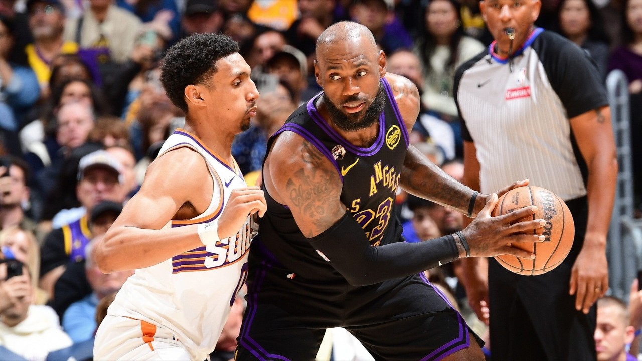 LeBron 28 Pts 12 Asts Fancy Passes vs Suns!