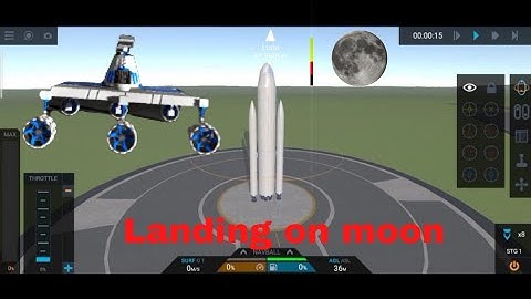 Simple rockets 2 : Going to Land on MOON with a  ROVER.