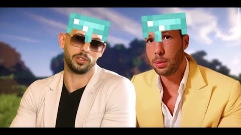 Andrew Tate and Tristan Tate Escaped The Matrix In Minecraft