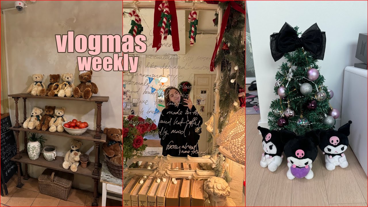 weekly vlogmas 2024 #1 🎄 sonny angels, calendario avvento, shopping