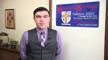 Guardian Self Storage Video - Storage Unit Rentals, Fullerto