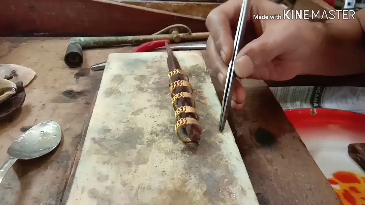 Cincin Rantai Atas Make a Gold Ring (99,9%)