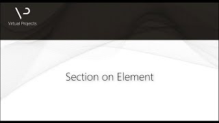 Section on Element video
