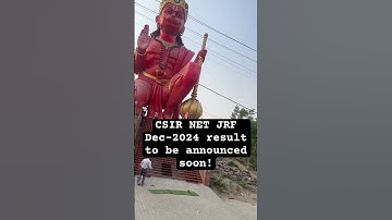 CSIR NET JRF result to be announced soon! #shorts #youtube #csir #csirnet #viralvideo #scorecard