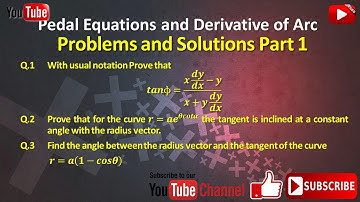Pedal Equation Problems and Solutions Part 1