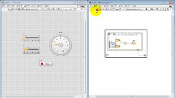 NI LabVIEW: Event structure for interactive front panel