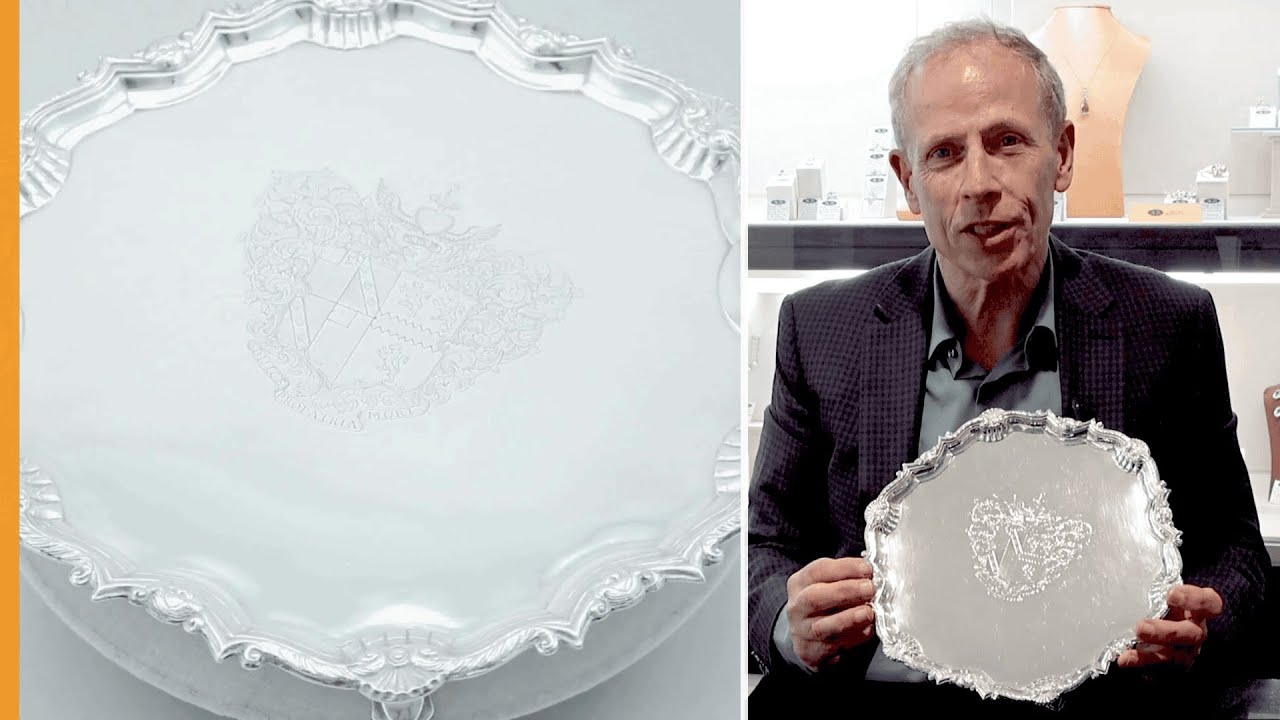 Sterling Silver Salver Tray for Sale | AC Silver