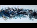 (301) Flip & Drag - Airbrush Technique - Acrylic Pouring