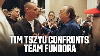 Tim Tszyu confronts Sebastian Fundora's manager aka 